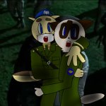 Scared couple