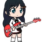 Shijima Tsukishima (Guitar) Frown