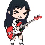 Shijima Tsukishima Playing Guitar