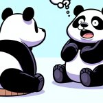 confused panda