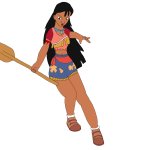 Pocahontas Nani Pelekai and Moana Fusion