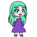 Odalia Blight in her Evening Gown