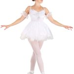 Women's White Swan Costume | Adult | Womens | M | White | Fun Co