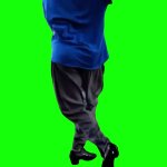 blue shirt purish GIF Template