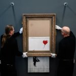 Banksy’s “Love In The Bin”