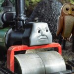 Bye George! with an Owl