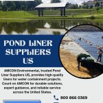 Pond Liner Suppliers US