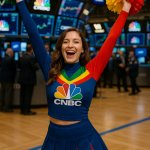 CNBC cheerleader