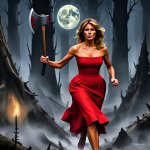 Pscyho melania trump meme