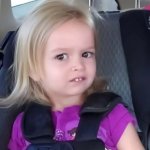 niña cara de asco