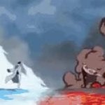 aokiji vs akainu GIF Template