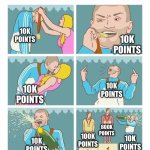 Me when I hit 10k points. | ME WHEN I HIT 10K IMGFLIP POINTS; 10K POINTS; 10K POINTS; 10K POINTS; 10K POINTS; 100K POINTS; 600K POINTS; 10K POINTS; 10K POINTS | image tagged in bronze medal,imgflip points,points,karma | made w/ Imgflip meme maker
