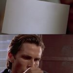 American psycho business card