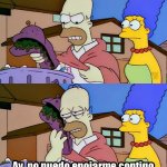 Homero enojado