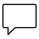 Text bubble SVG