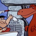 Fred Flintstone Time Clock