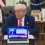 Trump laptop template