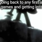 So true | Me going back to any first area in video games and getting into battle | image tagged in gifs,so true | made w/ Imgflip video-to-gif maker