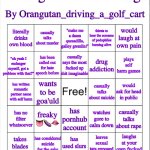 unhinged Saftsack bingo meme