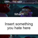 Abby Hates What?