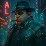 Cyberpunk Capone meme