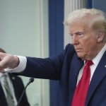 Trump pointing
