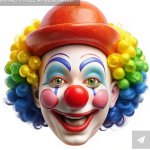 Clown face no crown