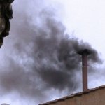 black smoke pope