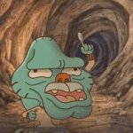 Gumball pointing up template