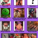 Vanpunzel (Tangled Cast Meme) | image tagged in tangled cast | made w/ Imgflip meme maker