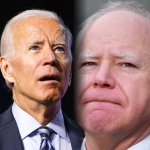 Joe Biden and Tim Walz