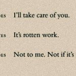 it's rotten work