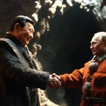 Dictators Putin and Xi shake hands on Trump's destroying America