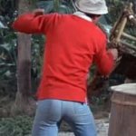 Gilligan Bob Denver from behind skinny thin