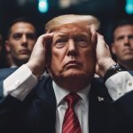 Trump trying to stop the voices in his head