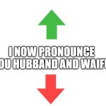 I now pronounce you hubband and waifu meme