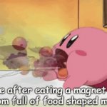 Dang it, not again... | Me after eating a magnet in a room full of food shaped metal: | image tagged in gifs,memes | made w/ Imgflip video-to-gif maker