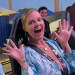 Crazy Blonde Lady