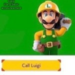 Luigi Party announcement template template