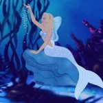 blue mermaid