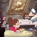 Gravity Falls floating intro scene meme