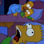 Homero Bart el coco en la casa los simpsons