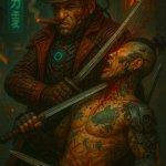 Maelstrom Alcapone kills tiger claw gangster Cyberpsycho meme