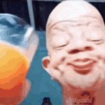 juice drinking