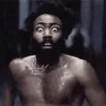 donald glover runnin GIF Template