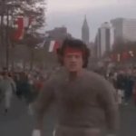rocky balboa running GIF Template