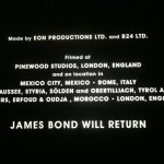 James bond will return