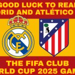 Coming 15 June 2025, Live on DAZN and Mediaset Spain | GOOD LUCK TO REAL MADRID AND ATLÉTICO FOR; THE FIFA CLUB WORLD CUP 2025 GAMES | image tagged in spanish flag,real madrid,atletico madrid,club world cup,spain,sports | made w/ Imgflip meme maker