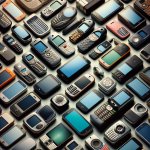 a bunch of cell phones
