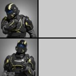 The drake meme but Helldivers